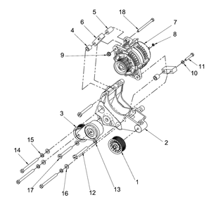 Engine Group - Alternator Diagram and Parts List for 076160-05  Briggs and Stratton Generator